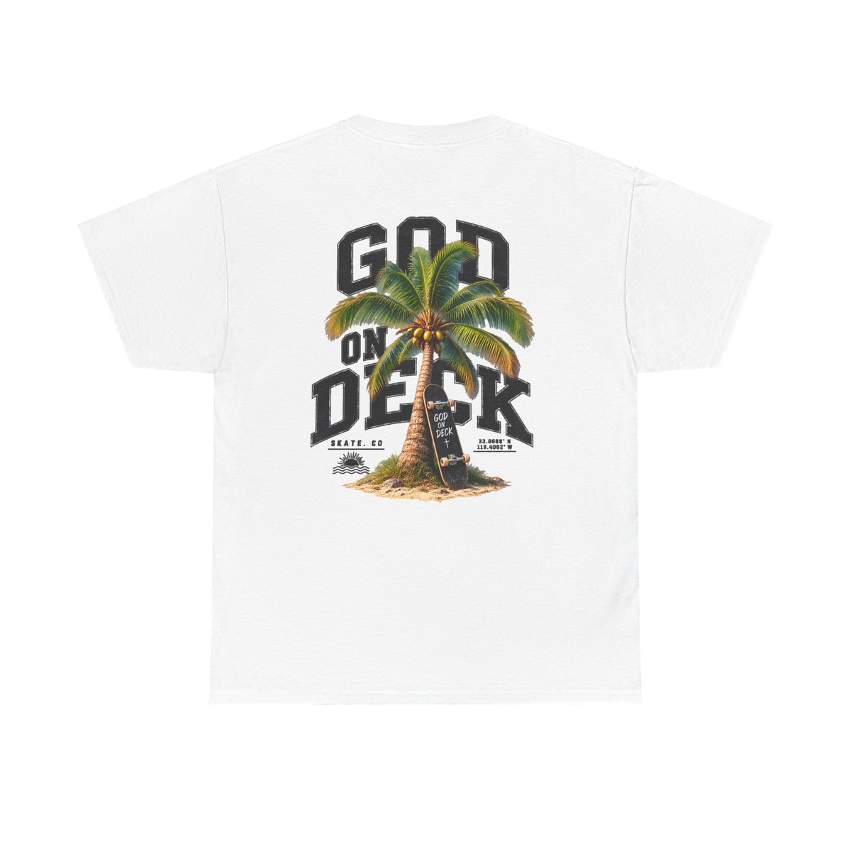 God On Deck Palm Tree T-shirt