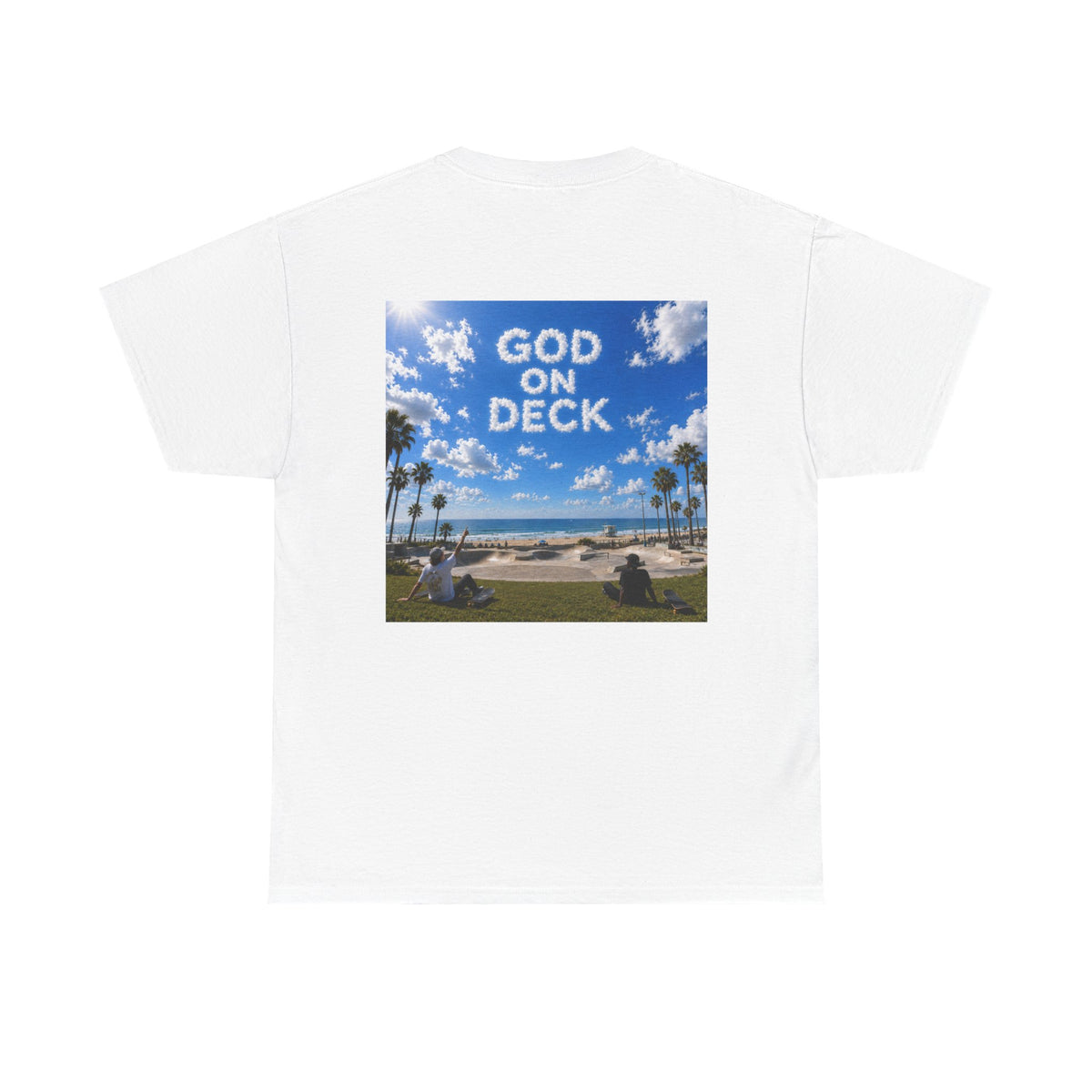 Cloud Watching - God On Deck T-shirt