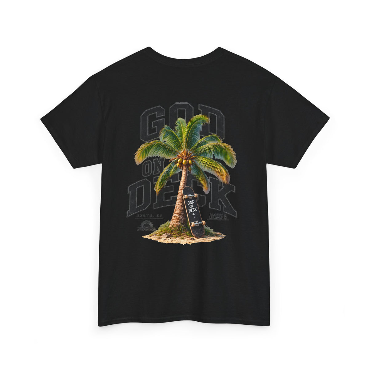 God On Deck Palm Tree T-shirt
