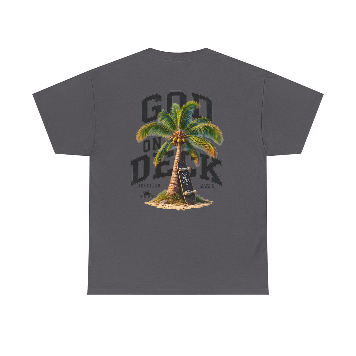 God On Deck Palm Tree T-shirt