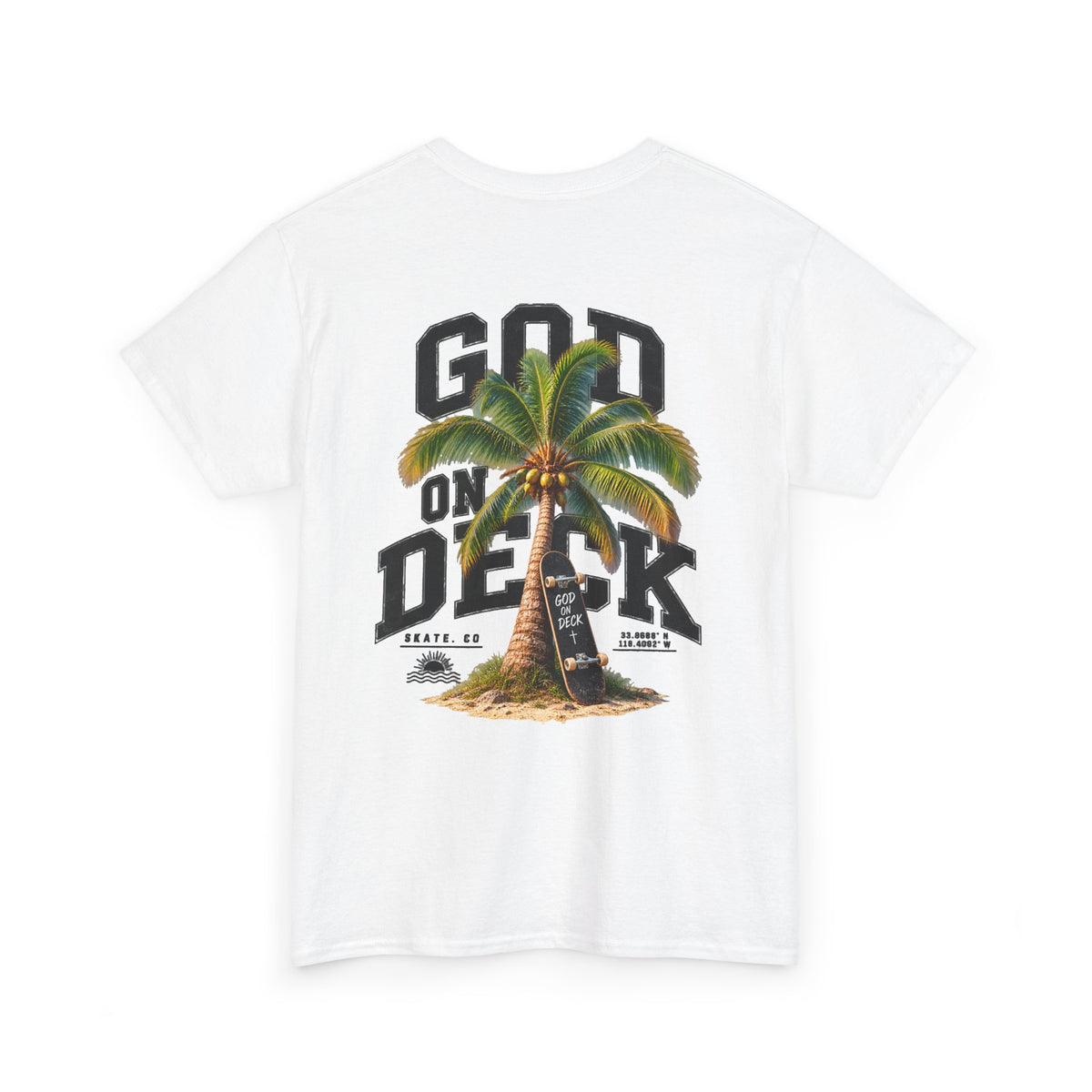God On Deck Palm Tree T-shirt