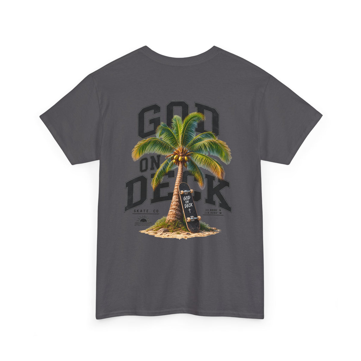 God On Deck Palm Tree T-shirt