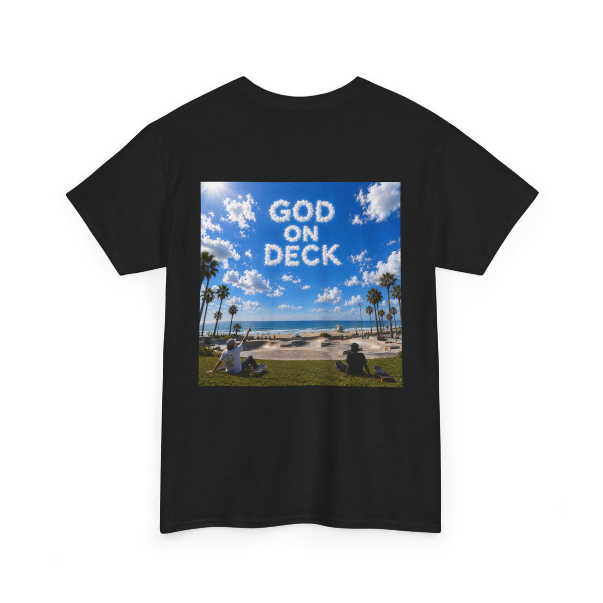 Cloud Watching - God On Deck T-shirt